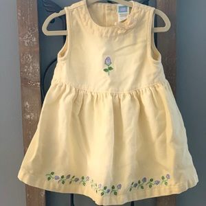 Little Me Yellow BABY Dress/ Easter